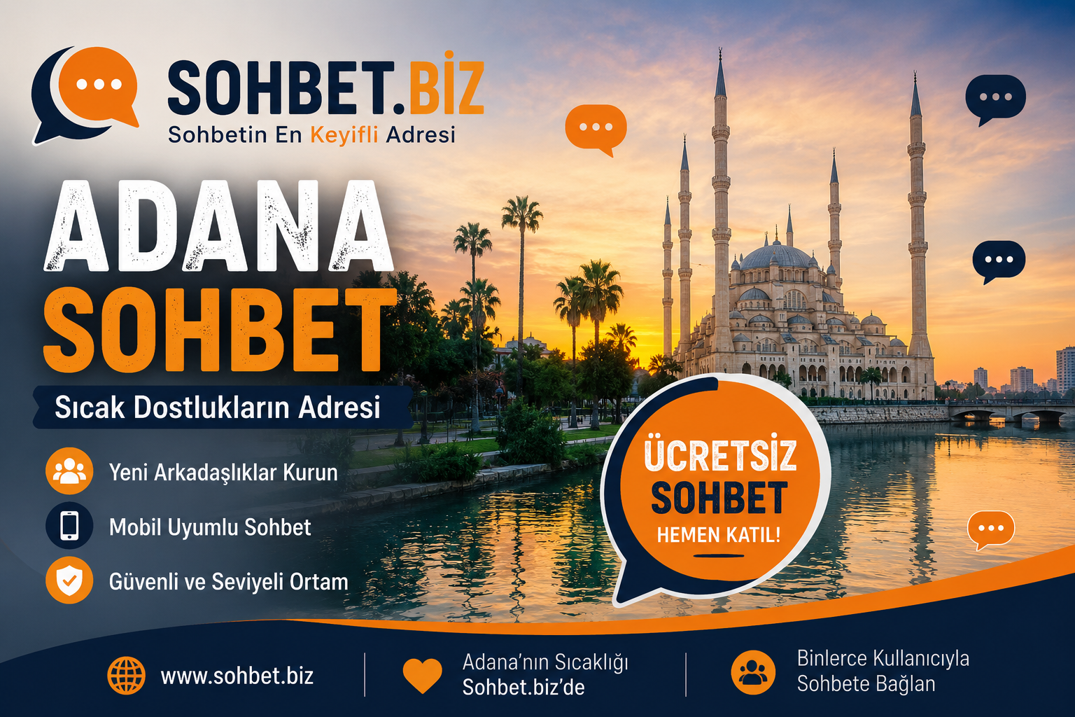 Adana Sohbet Odaları