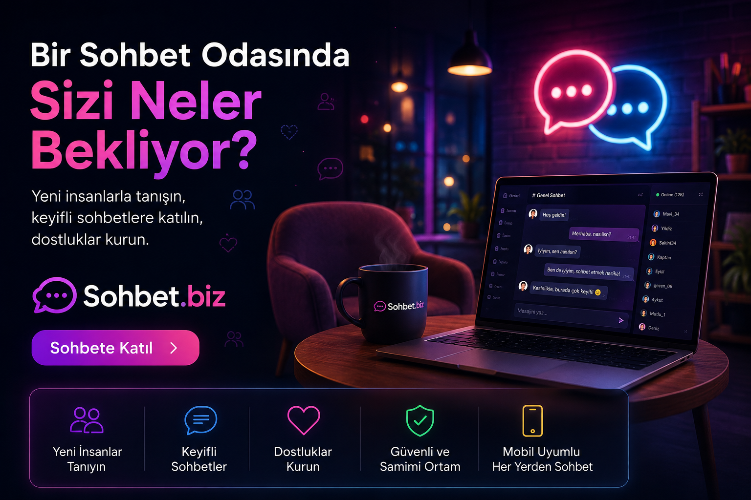Bir Sohbet Odasında Sizi Neler Bekliyor?