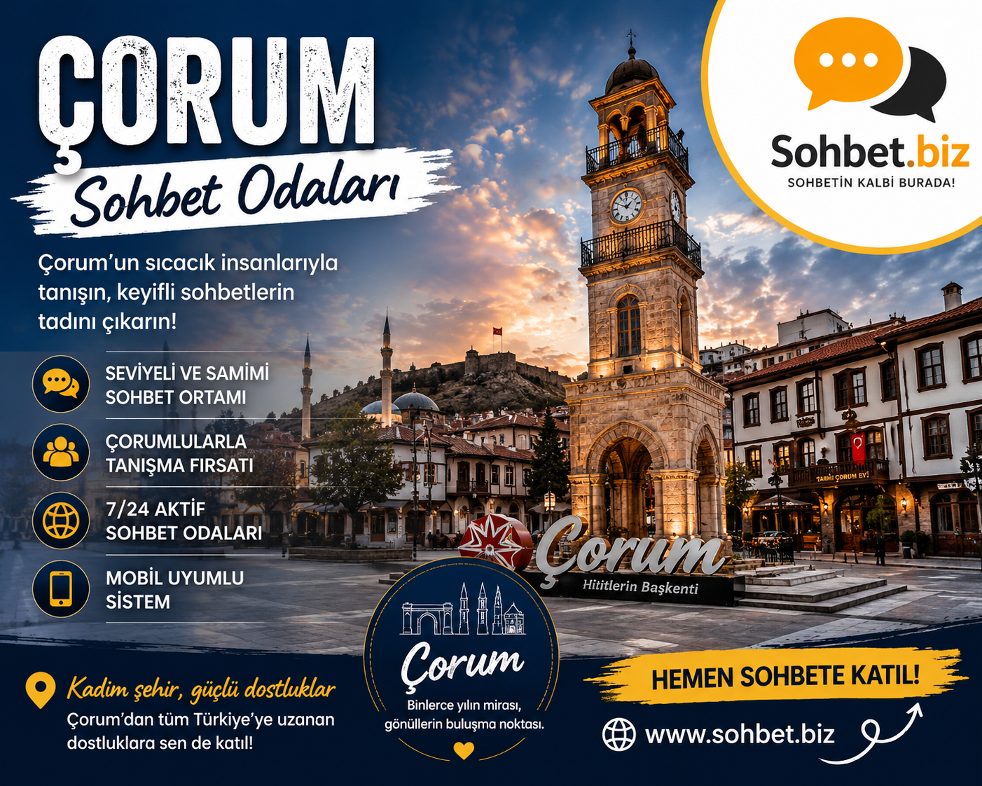 Çorum Sohbet