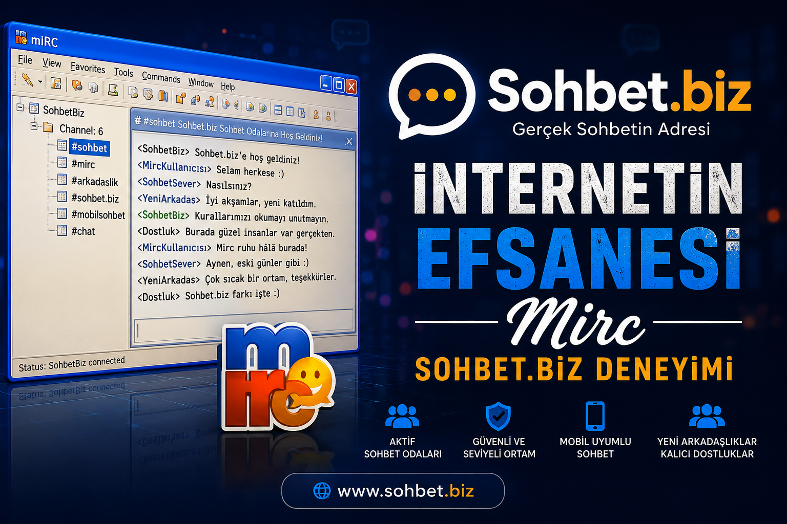 İnternetin Efsanesi Mirc ve Sohbet